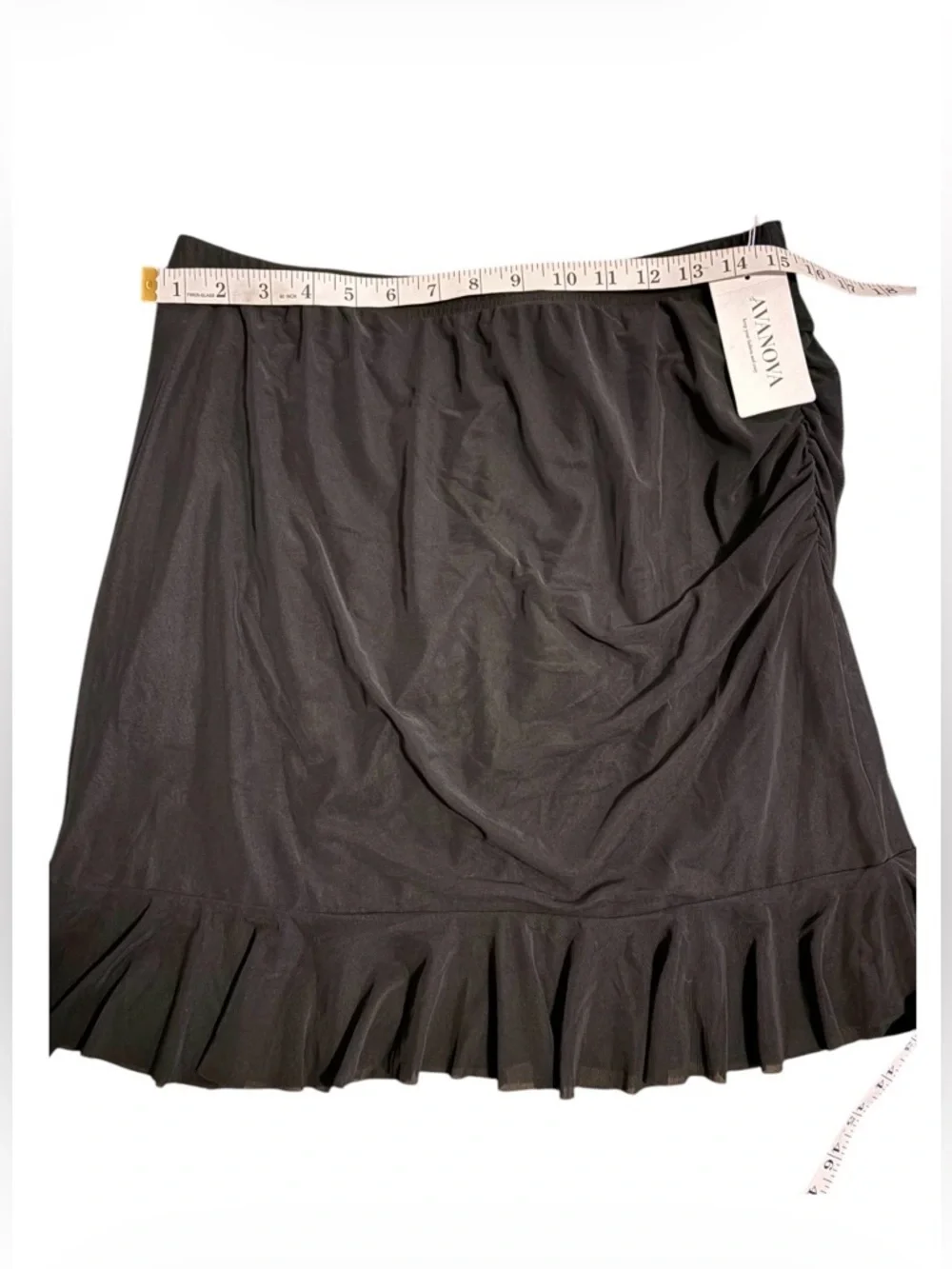 Black Ruffled Tiered Mini Skirt - Women
